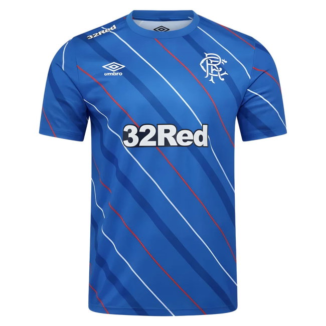 2025-2026 Rangers Home Pre Match Short Sleeve Tee (Lapis Blue) (Moore 47)-SoccerKits Hub | Buy Soccer Jerseys Online